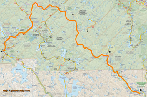 Map - Bonnechere River.