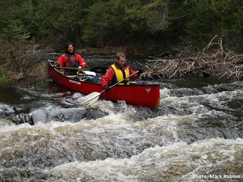 Finally, running some big water.