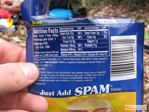 Spam label.