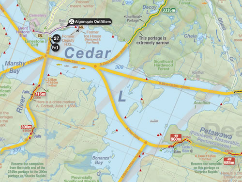 Map - Cedar Lake.